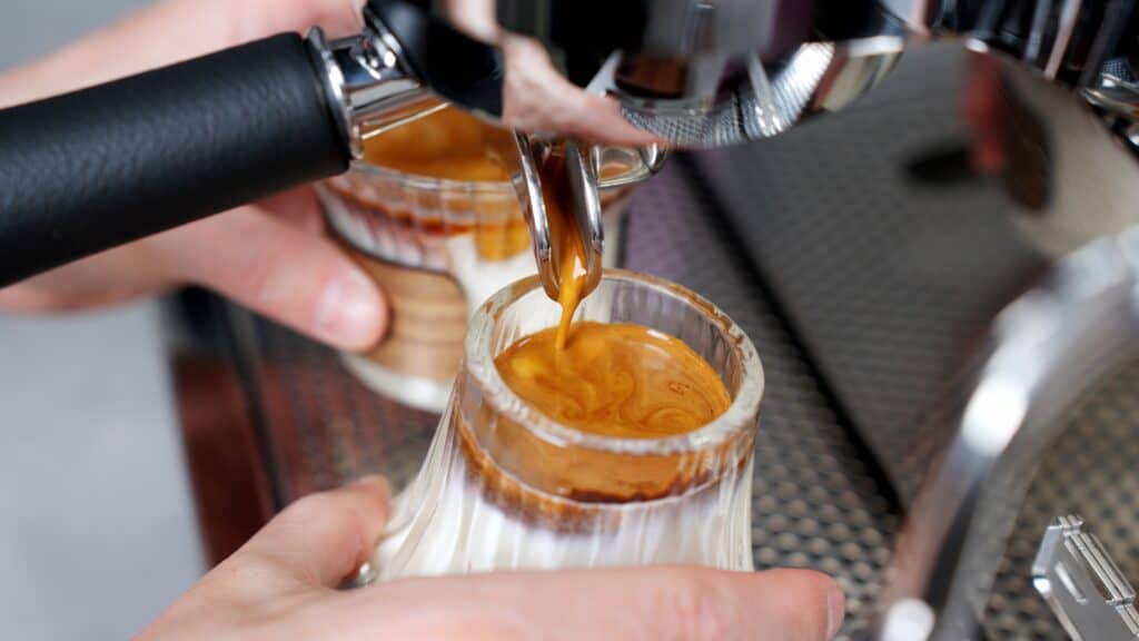 Making Dirty Coffee on Victoria Arduino EXP espresso machine